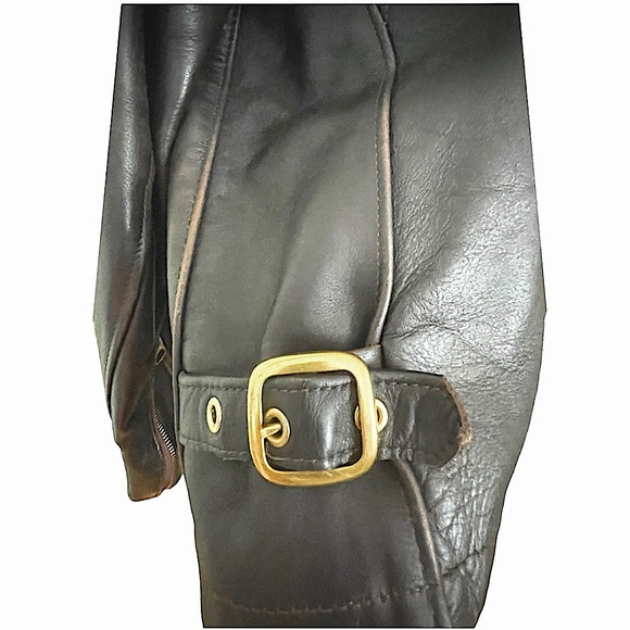 SCHOTT NYC | Leather Moto Jacket | Dark Brown | size 42 - Picture 12 of 13
